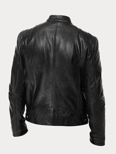 Dean™ – Timeless Tailored Vegan Leather Jacket for Effortless Edge